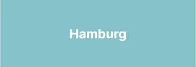 Bild zeigt „Hamburg“ in weißer Schrift auf hellblauem Hintergrund, repräsentiert den modernen CG LYMPHA Stil.